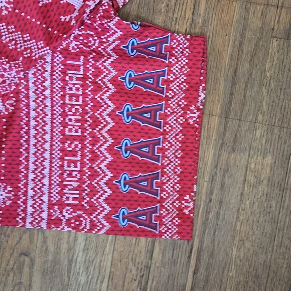 Los Angeles Angels Baseball Christmas Giveaway Shirt - Size XL - Picture 4 of 6